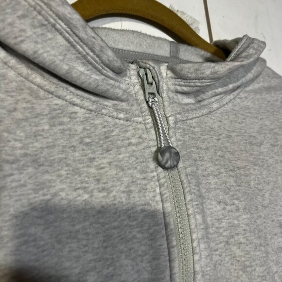 Athleta Girl Zip Up Sweatshirt Gray Size Large / 12 - Picture 6 of 7